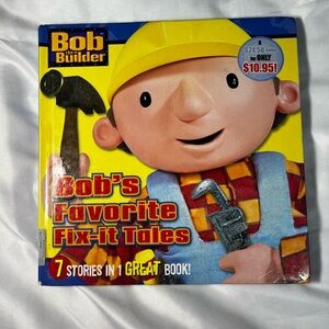 Vintage 2002 Bob the Builder Bob’s Favorite Fix-It Tales HC 7 Stories Book
